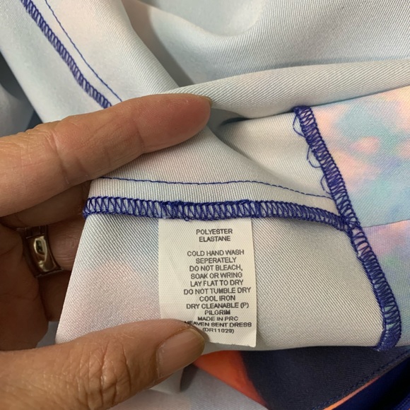 Pilgrim Color block Multicolor Dress Party Cocktail Sz Medium - Picture 10 of 10